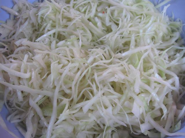 Осінній салат з капусти